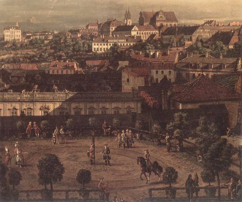 BELLOTTO, Bernardo View of Warsaw from the Royal Palace (detail) fh china oil painting image